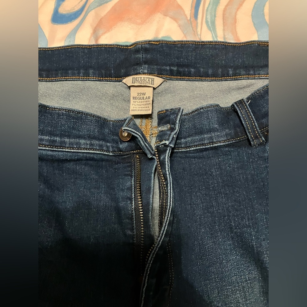 Duluth Trading Co Women's Blue Skinny Jeans